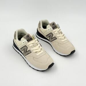 New Balance 574 WL574AND Women's Animal Print Angora Sample Sneakers